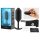 b-vibe Snug Plug 3 - tuplapallo anaaliplugi (180g) - musta