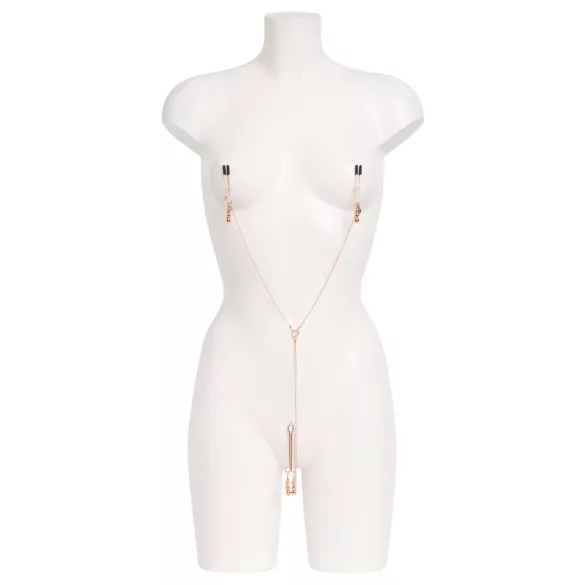 Fifty Shades of Grey - rintaliivi- ja häpyklemmit - metallia