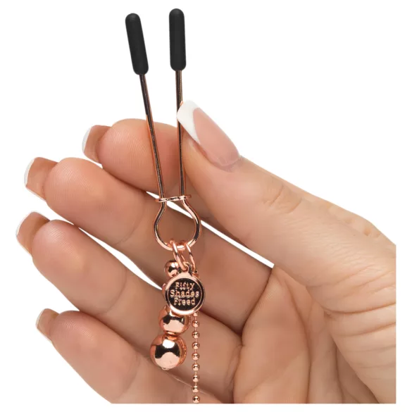 Fifty Shades of Grey - rintaliivi- ja häpyklemmit - metallia