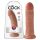 King Cock 8 Dildo (20 cm) - Tumma luonnollinen