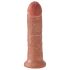 King Cock 8 Dildo (20 cm) - Tumma luonnollinen