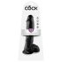 King Cock 10 kives dild(s)oa (25 cm) - musta