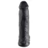 King Cock - dildo kiveytettävillä kiveksillä - 30 cm - musta