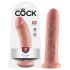 King Cock 20 cm dildon - luonnollinen