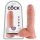King Cock 8 Tekokives Dildo (20 cm) - luonnollinen
