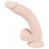 Nature Skin - imukupilla varustettu, aidontuntuinen dildo - luonnollinen (keskikoko)