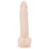 Nature Skin - realistinen dildo imukupilla - iho, keskikoko