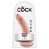 King Cock 7 Dildo (18 cm) - luonnollinen