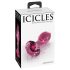 Icicles No. 79 - kartiomainen lasinen anaalitappi (vaaleanpunainen)