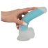 You2Toys Glow in the Dark - sininen hehkuva dildo, imukuppikiinnitys