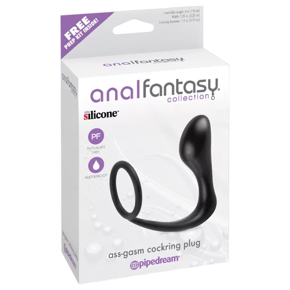 analfantasy - anaalitappi penisrenkaalla - musta