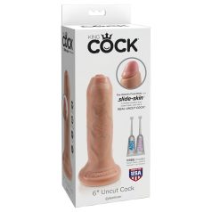 King Cock - dildo realistinen - 15 cm - vaalea