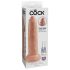King Cock 9 - aidon tuntuinen dildo (23 cm) - luonnollinen