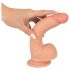 Realistixxx - aidon tuntuinen imukuppidildo (22cm) - luonnollinen