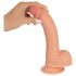 Realistixxx - aidon tuntuinen imukuppidildo (22cm) - luonnollinen