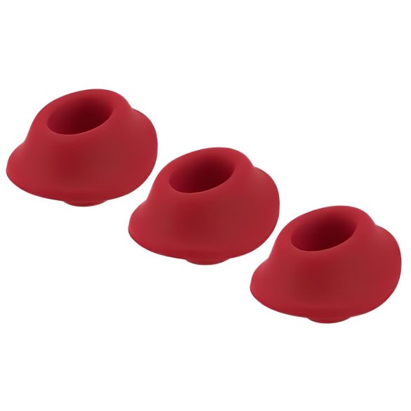 Womanizer Premium S - imupääsetti (3kpl) - punainen