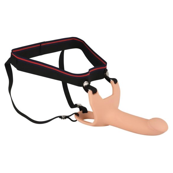 You2Toys - Strap-on M - kiinnitettävä ontto dildo - luonnollinen