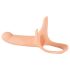 You2Toys - Strap-on - kiinnitettävä, ontto dildo (iso) - luonnollinen