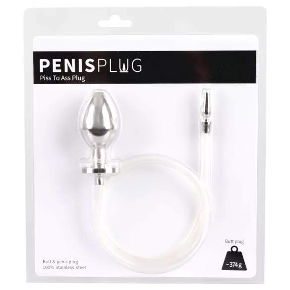 Piss to Ass Plug - ontto anaalitappi virtsaputkitäyteajalla
