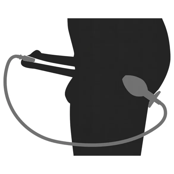 Piss to Ass Plug - ontto anaalitappi virtsaputkitäyteajalla
