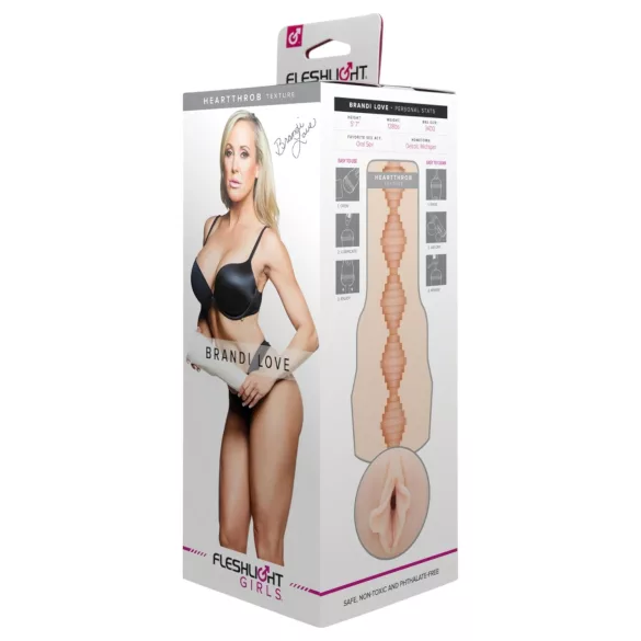 Fleshlight Brandi Love Heartthrobe - tekovagina