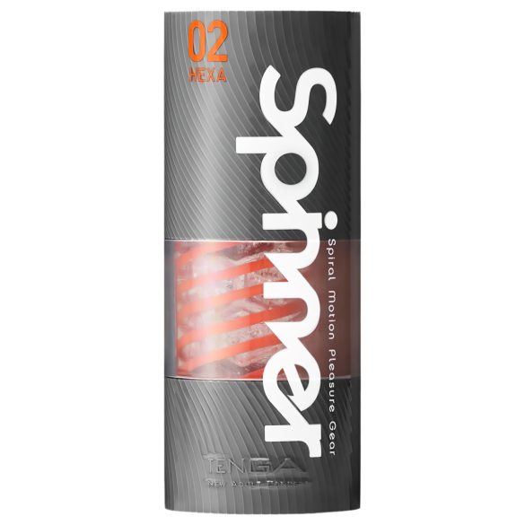 TENGA Spinner Hexa - masturbaattori (läpinäkyvä)