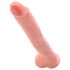 King Cock - dildo kivipalloin - suuri 35 cm - iho