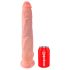 King Cock - dildo kivipalloin - suuri 35 cm - iho