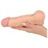Luonnollinen iho - 2in1 tekopopo ja penisholkki (nude)