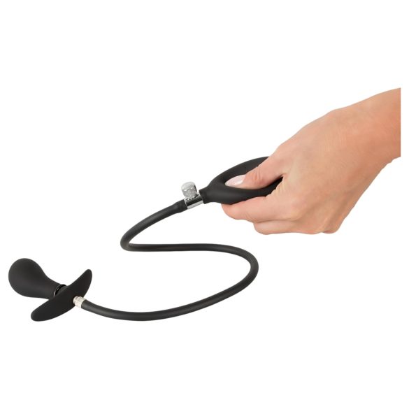 You2Toys - pumpputoiminen anustappi - säädettävä koko - musta