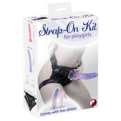 You2Toys - Strap-on dildosetti - kaksiosainen dildosarja