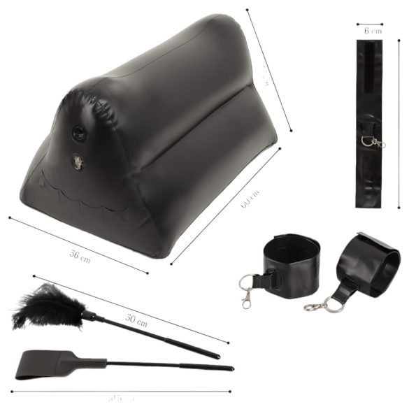 You2Toys - seksityynysetti - ilmatäytteinen - musta