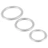 You2Toys Metallic - penisrenkaat setti 3 kpl - silikoni