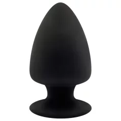 Silexd M - muotoiltava anaalitappi - 11 cm - musta