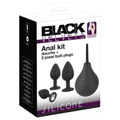 Black Velvets - anustappisetti (4-osainen, musta)