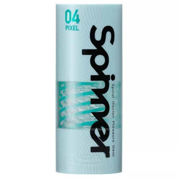 TENGA Spinner Pixel - masturboija (läpinäkyvä)