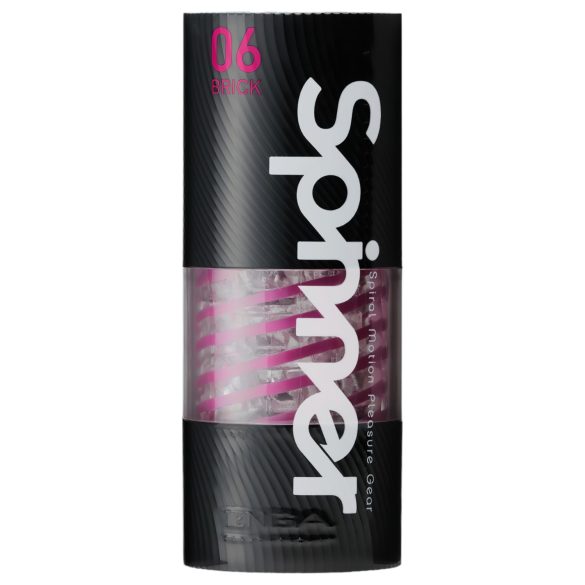 TENGA Spinner Brick - masturbointiväline (läpinäkyvä)