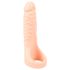 Realistixxx Double F - aidonnäköinen dildo penisrenkaalla (nude)