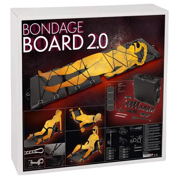 You2Toys Bondage Board 2.0 - kannettava sidonta-alustasetti