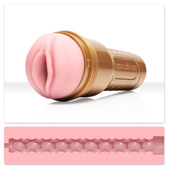 Fleshlight - kompakti masturbaattori - stamina training - vagina pinkki
