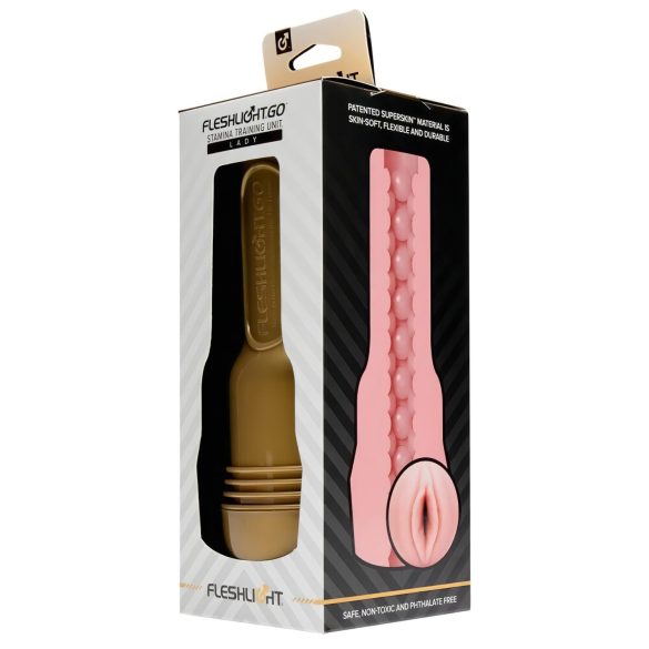 Fleshlight - kompakti masturbaattori - stamina training - vagina pinkki