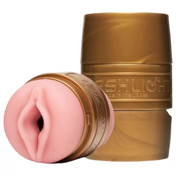 Fleshlight - masturbointilaite - kaksipäinen vagina ja anaaliosa - pinkki