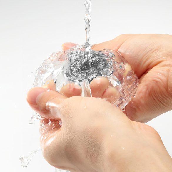 TENGA Aero - suihinmasturbaattori voimakas imu - valkoinen/hopea