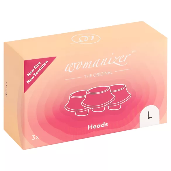 Womanizer - vaihdettava imukuppisetti - suuri - valkoinen (3 kpl)