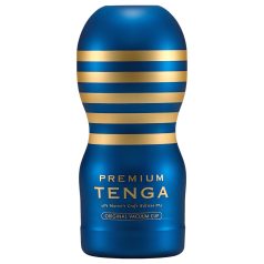   TENGA Premium Original - kertakäyttöinen masturbaattori - sininen