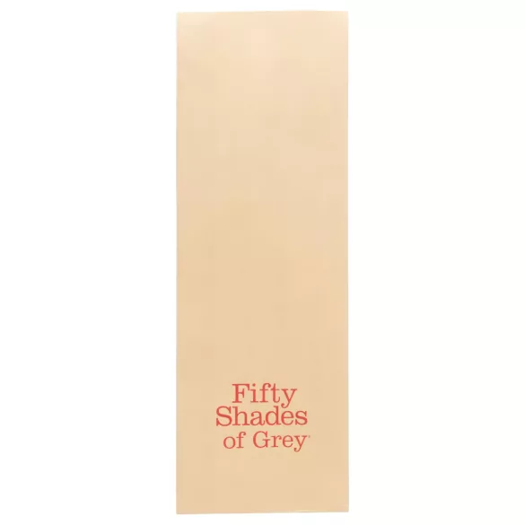 Fifty Shades of Grey - käsirautasetti - nahka - musta-punainen
