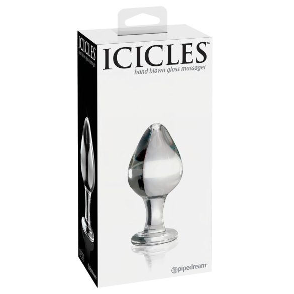 Icicles No. 25 - anustappi - lasi - läpinäkyvä - kartiomainen
