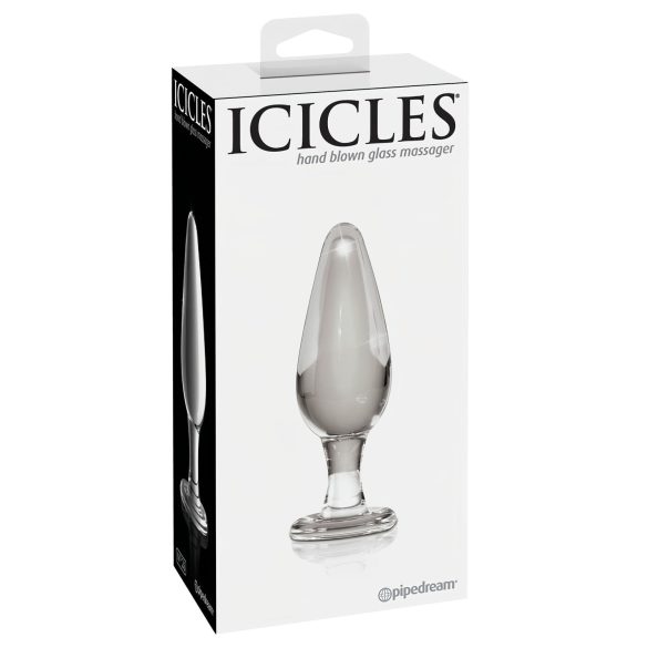 Icicles No. 26 - anustappi - lasi - läpinäkyvä - kartiomainen