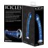 Icicles No. 29 - spiraalinen lasidildo miehille (sininen)