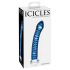 Icicles No. 29 - spiraalinen lasidildo miehille (sininen)